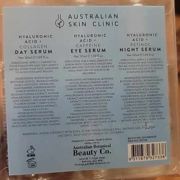 Australian Skin Clinic Triple Hydrating Trio - New in Package - Picture 7 of 7